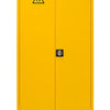 Craft Chemical Storage Cabinet , 71"h x 36"w x 18"d , Yellow