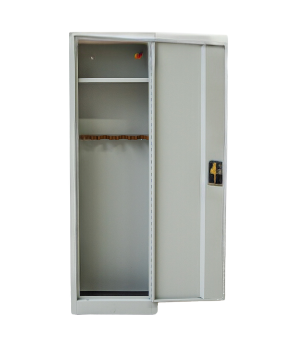 Craft Gun Security Cabinet, Single Door , 55"h x 17"w x 10"d , Grey