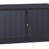 Craft Tambour Door Cabinet , 39"h x 47"w x 18"d , Black