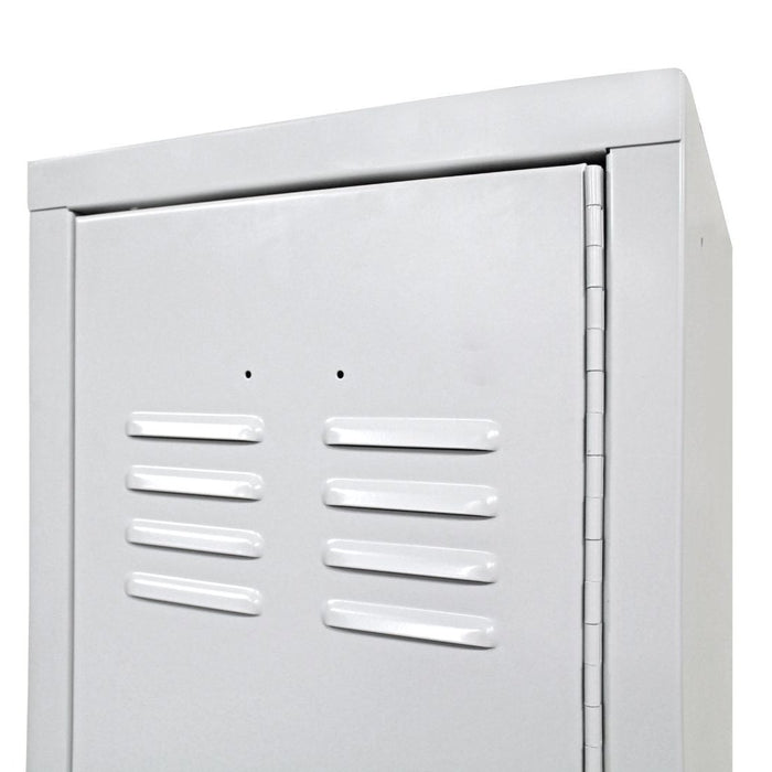 Craft Locker , Double Tier , Double Stack , 2x2 , 72"h x 24"w x 15"d , Lock Model B , RECESSED LOCK