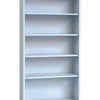 Craft Bookcase , 4 shelves , 77"h x 39"w x 13"d , Grey