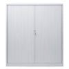 Craft Tambour Door Cabinet , 78"h x 39"w x 18"d , Grey