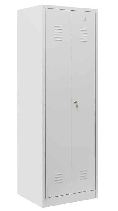 Craft Storage Cabinet , 71"h x 32"w x 20"d , Grey Door , Grey Frame