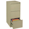 Craft Vertical File Cabinet , 40"h x 16"w x 24"d , 3 Drawers , Beige