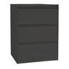 Craft Lateral File Cabinet , 40"h x 31"w x 18"d , 3 Drawers , Black