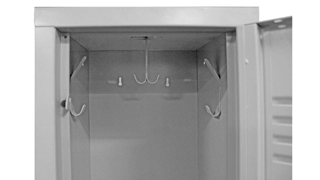 Craft Locker , Double Tier , Double Stack , 2x2 , 72"h x 24"w x 15"d , Lock Model B , RECESSED LOCK