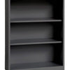 Craft Bookcase , 2 shelves , 47"h x 39"w x 13"d , Black