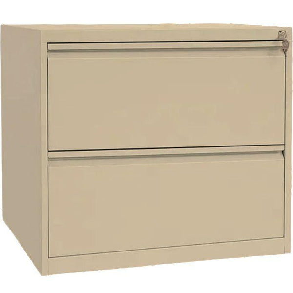 Craft Lateral File Cabinet , 28"h x 47"w x 18"d , 2 Drawers , Beige