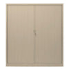 Craft Tambour Door Cabinet , 78"h x 39"w x 18"d , Beige