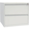 Craft Lateral File Cabinet , 28"h x 31"w x 18"d , 2 Drawers , Grey