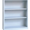 Craft Bookcase , 2 shelves , 47"h x 39"w x 13"d , Grey