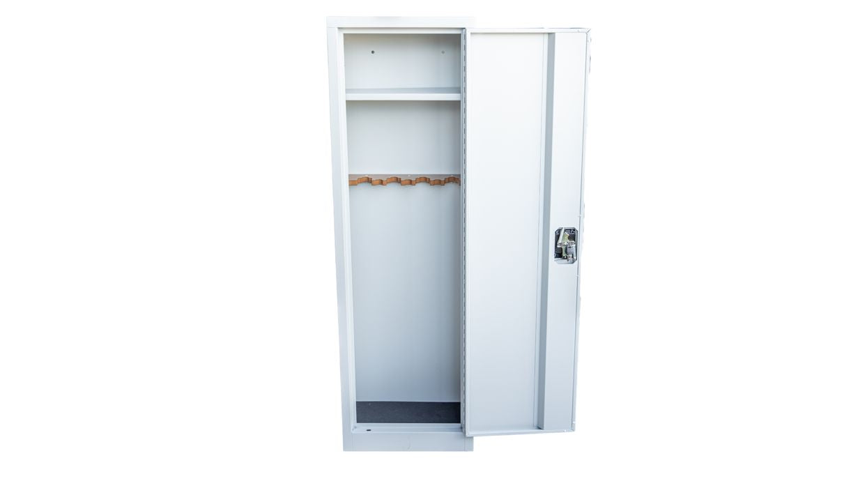 Craft Gun Security Cabinet, Single Door , 55"h x 17"w x 10"d , Grey